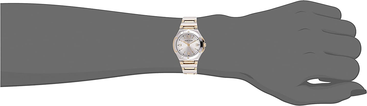 Anne Klein Women's Two-Tone Bracelet Watch, 10/8655SVTT - Image 4